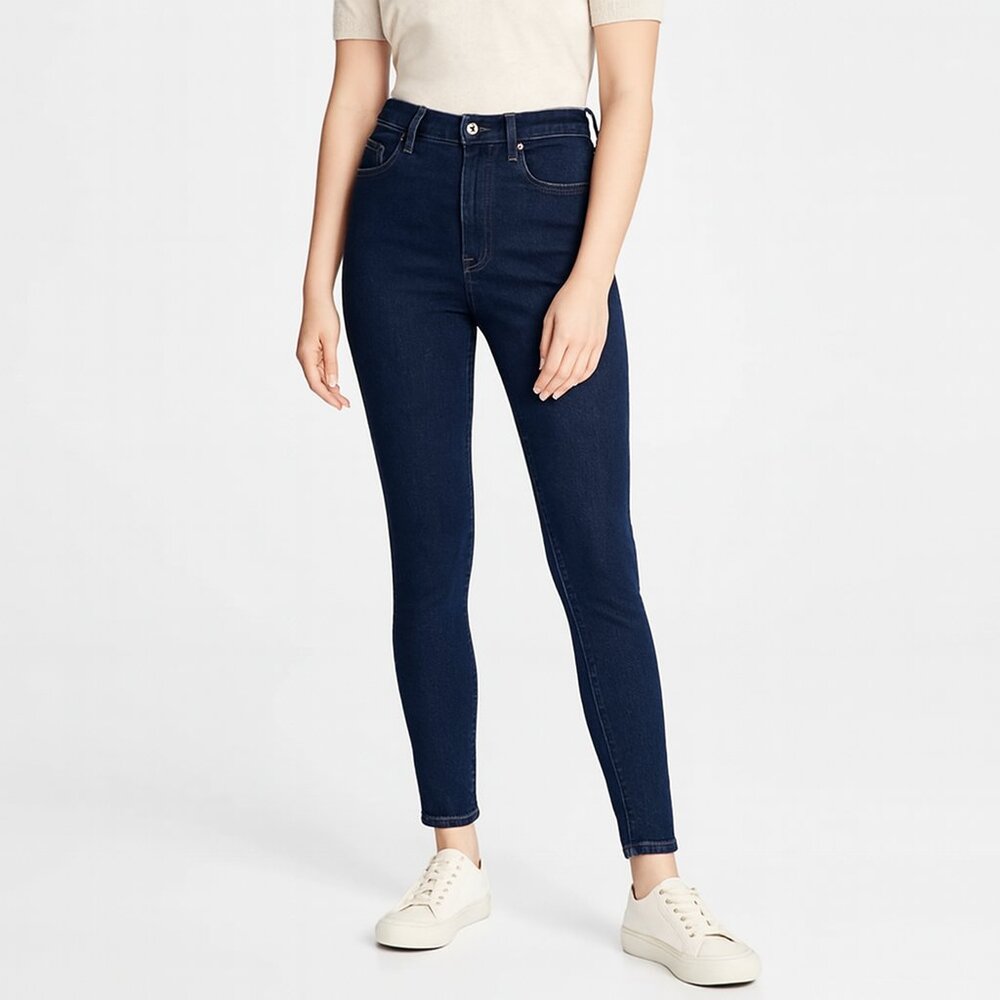 Rollas Eastcoast Skinny Jeans Women’s Size 26 Medium Wash High Waist Ankle Fit